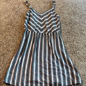 Universal Thread Black and White Striped Top